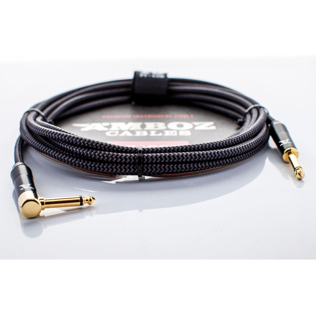 Amboz Black Dragon Electric Guitar Cable Angled Product