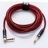 Amboz Red Dragon Electric Guitar Cable Angled Product