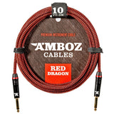 Amboz Red Dragon Electric Guitar Cable Straight